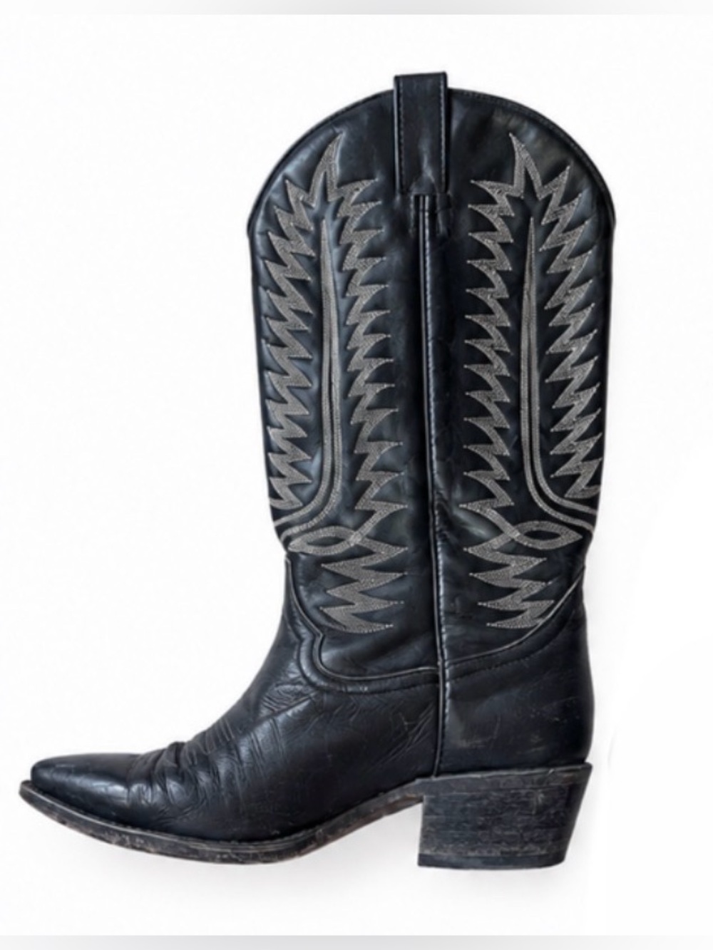 Black Western Countdown BOOTS - Size 10